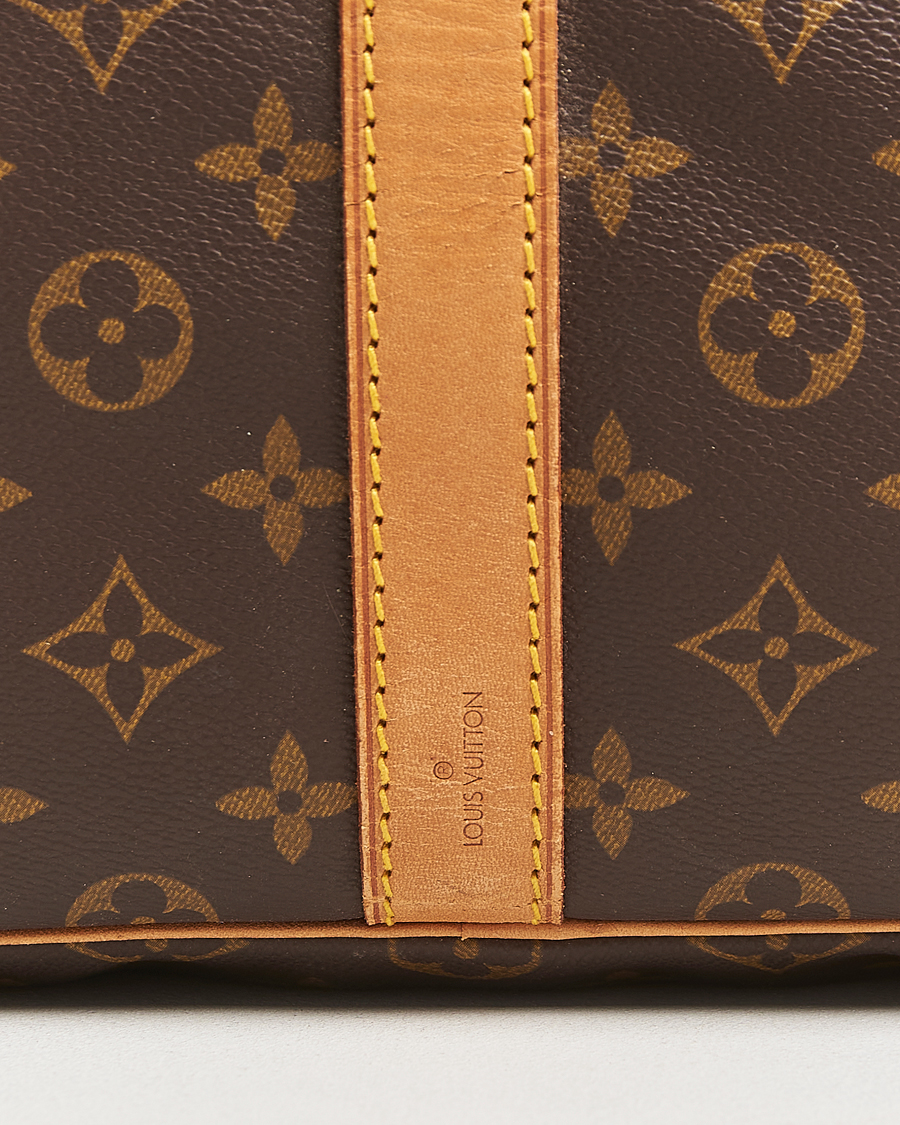 Homme | Louis Vuitton Pre-Owned Keepall Bandoulière 55 Monogram | Louis Vuitton Pre-Owned | Keepall Bandoulière 55 Monogram