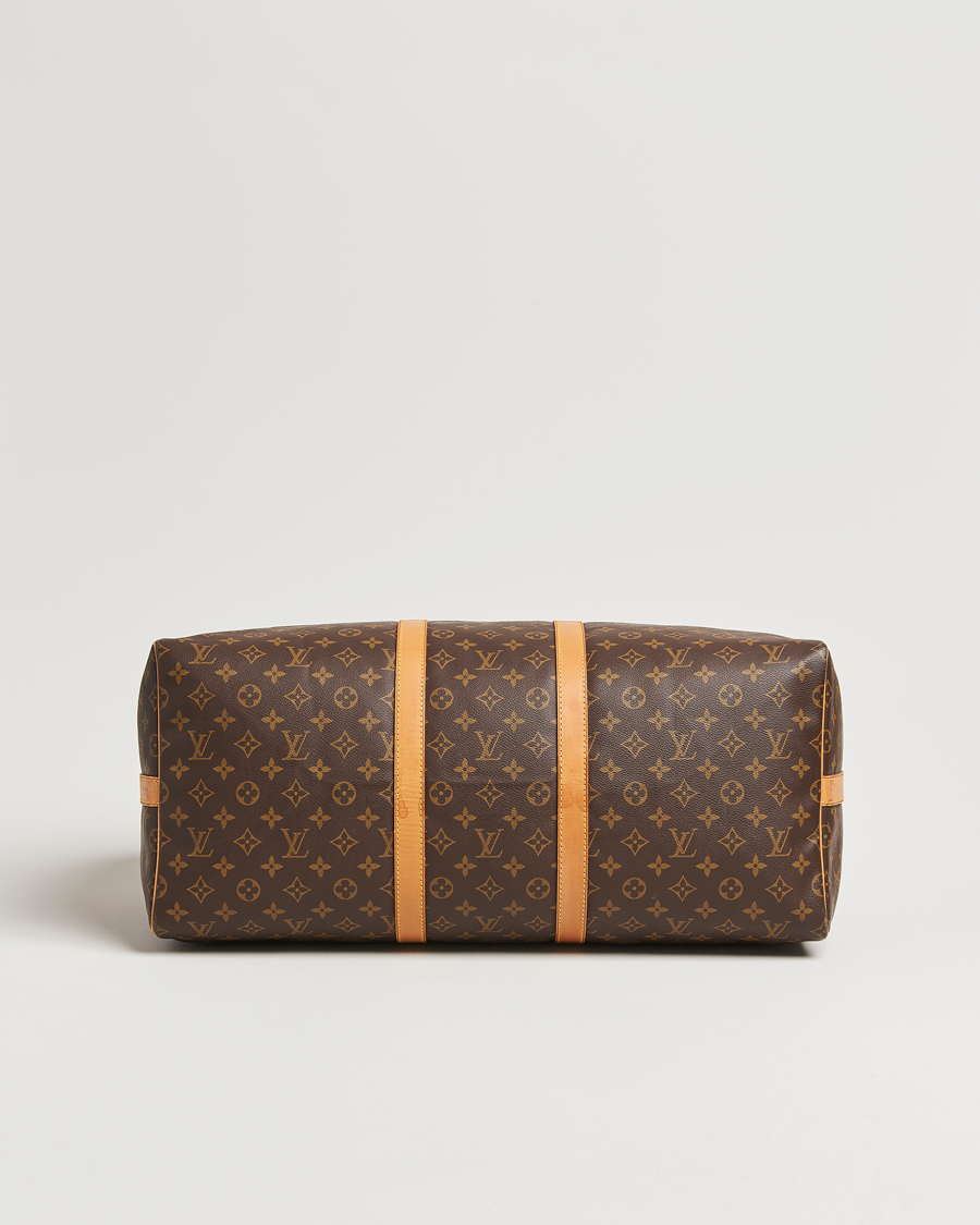Homme | Louis Vuitton Pre-Owned Keepall Bandoulière 55 Monogram | Louis Vuitton Pre-Owned | Keepall Bandoulière 55 Monogram