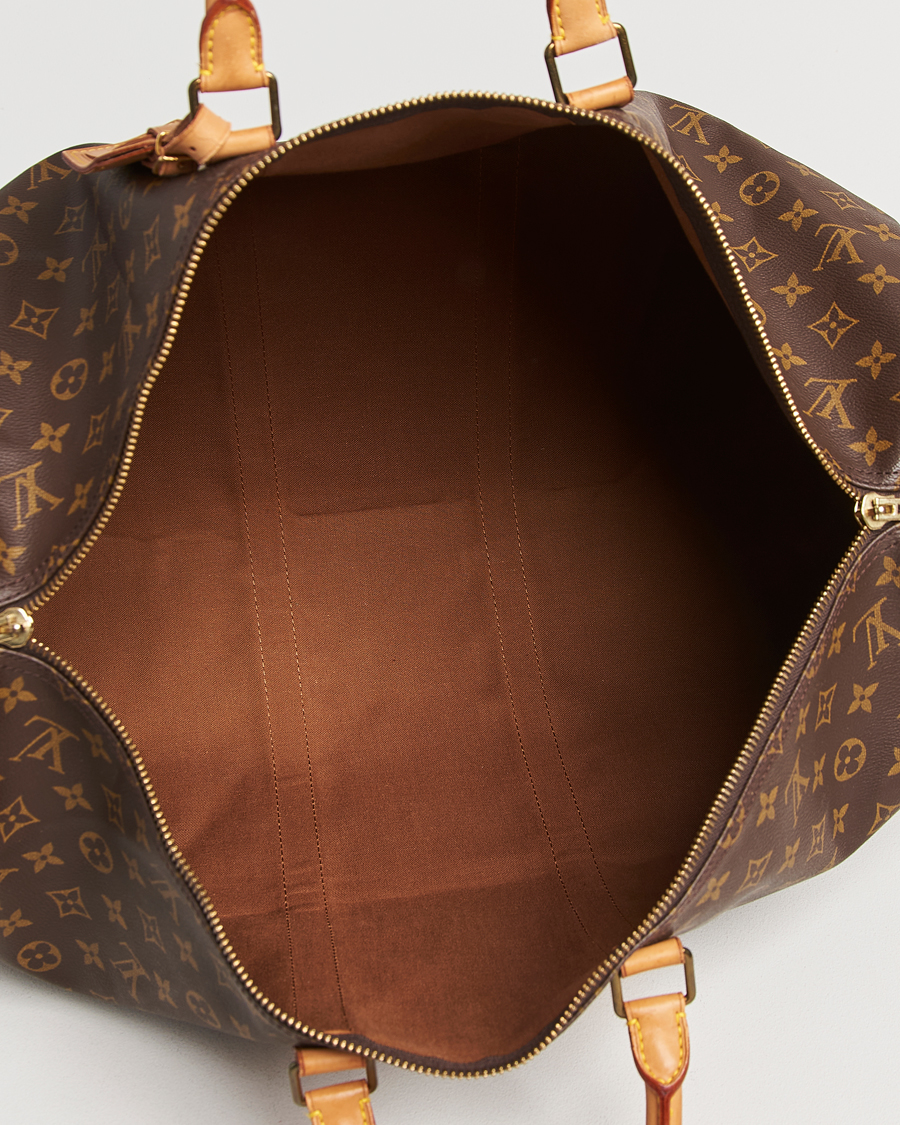Homme | Louis Vuitton Pre-Owned Keepall Bandoulière 55 Monogram | Louis Vuitton Pre-Owned | Keepall Bandoulière 55 Monogram