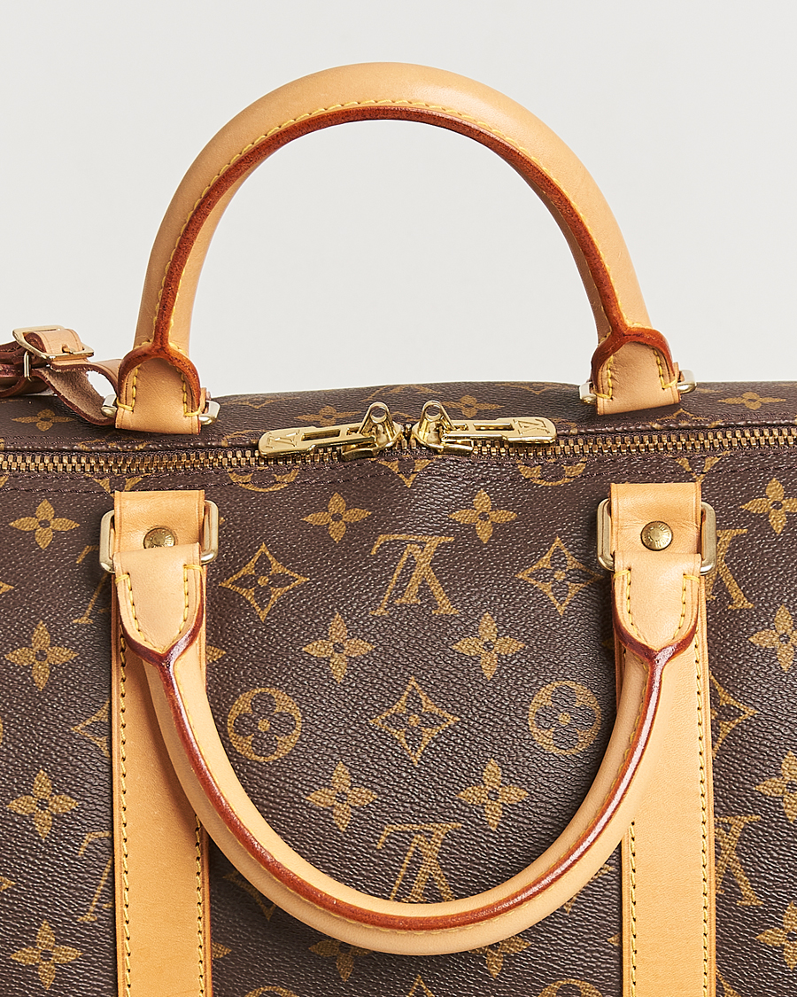 Homme | Louis Vuitton Pre-Owned Keepall Bandoulière 55 Monogram | Louis Vuitton Pre-Owned | Keepall Bandoulière 55 Monogram