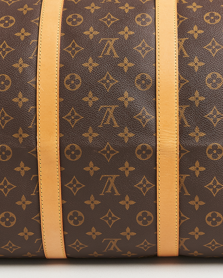 Homme | Louis Vuitton Pre-Owned Keepall Bandoulière 55 Monogram | Louis Vuitton Pre-Owned | Keepall Bandoulière 55 Monogram