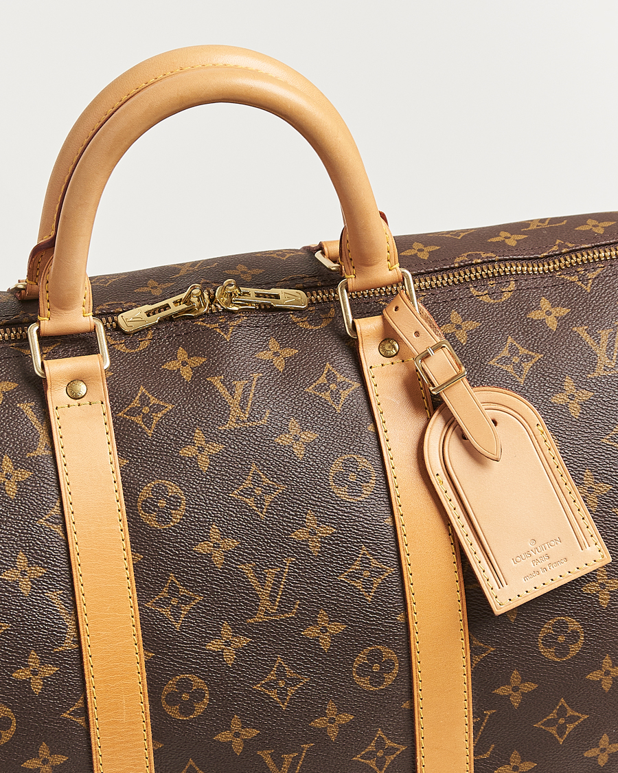 Homme | Louis Vuitton Pre-Owned Keepall Bandoulière 55 Monogram | Louis Vuitton Pre-Owned | Keepall Bandoulière 55 Monogram