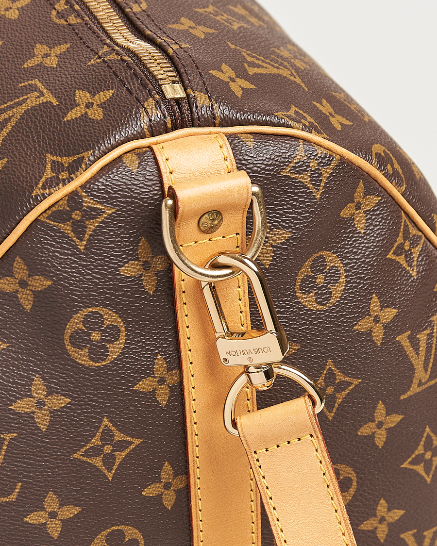 Homme | Louis Vuitton Pre-Owned Keepall Bandoulière 55 Monogram | Louis Vuitton Pre-Owned | Keepall Bandoulière 55 Monogram