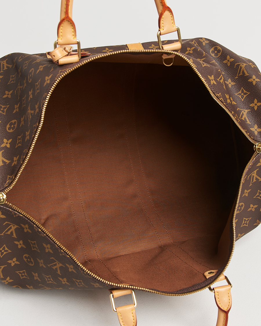Homme | Louis Vuitton Pre-Owned Keepall Bandoulière 55 Monogram | Louis Vuitton Pre-Owned | Keepall Bandoulière 55 Monogram
