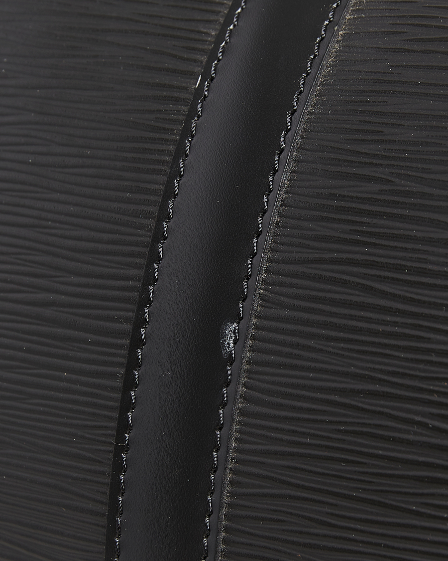 Homme | Louis Vuitton Pre-Owned Keepall 55 Epi Leather Bag Black | Louis Vuitton Pre-Owned | Keepall 55 Epi Leather Bag Black