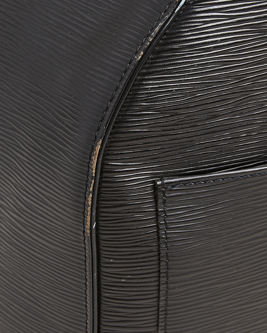 Homme | Louis Vuitton Pre-Owned Keepall 55 Epi Leather Bag Black | Louis Vuitton Pre-Owned | Keepall 55 Epi Leather Bag Black