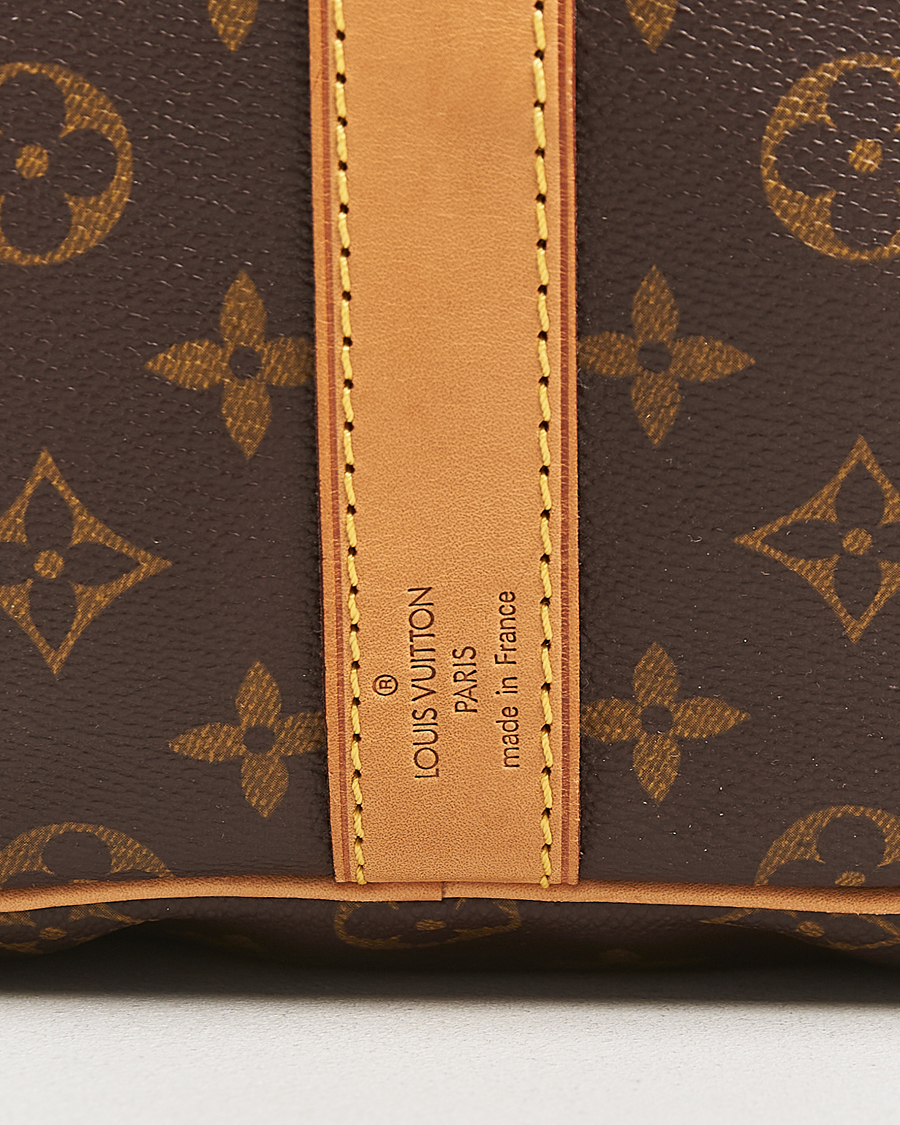 Homme | Louis Vuitton Pre-Owned Keepall Bandoulière 55 Monogram | Louis Vuitton Pre-Owned | Keepall Bandoulière 55 Monogram