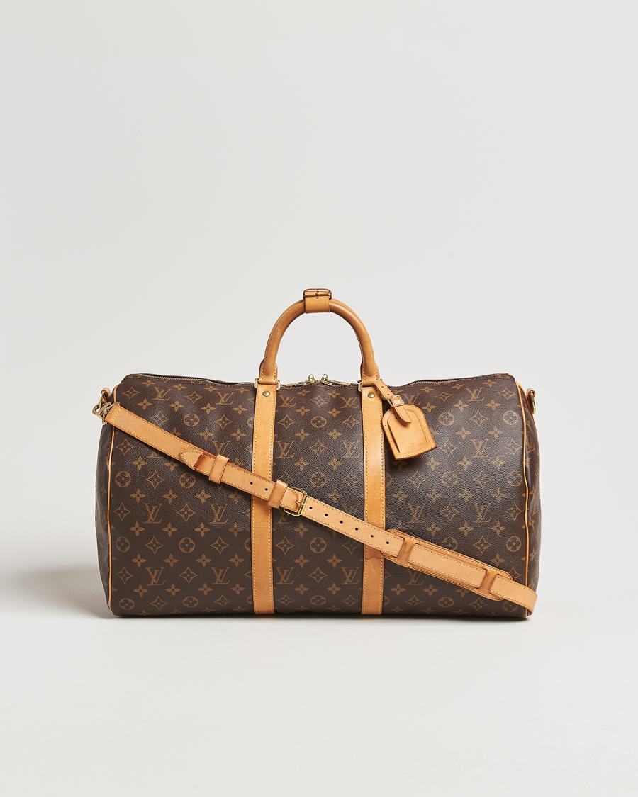 Homme | Louis Vuitton Pre-Owned Keepall Bandoulière 50 Monogram | Louis Vuitton Pre-Owned | Keepall Bandoulière 50 Monogram