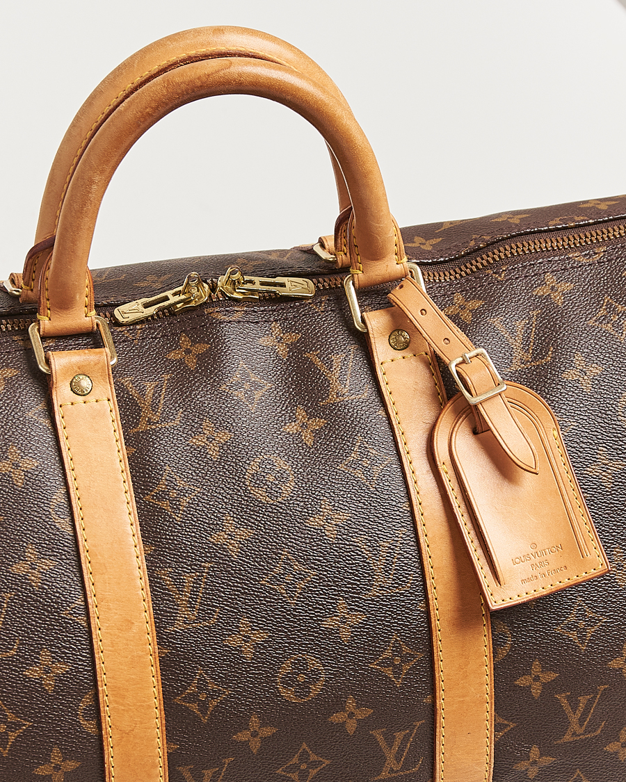 Homme | Louis Vuitton Pre-Owned Keepall Bandoulière 50 Monogram | Louis Vuitton Pre-Owned | Keepall Bandoulière 50 Monogram