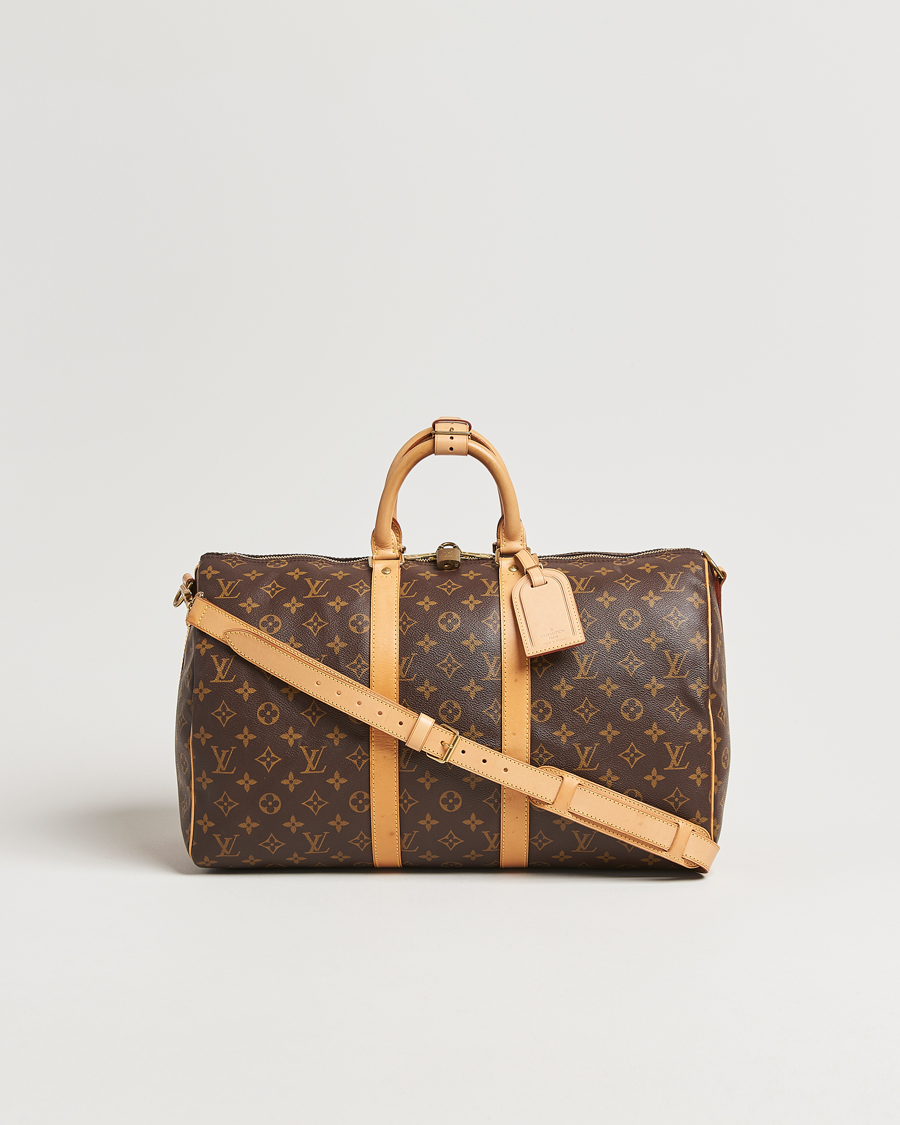 Homme | Louis Vuitton Pre-Owned Keepall Bandoulière 45 Monogram | Louis Vuitton Pre-Owned | Keepall Bandoulière 45 Monogram