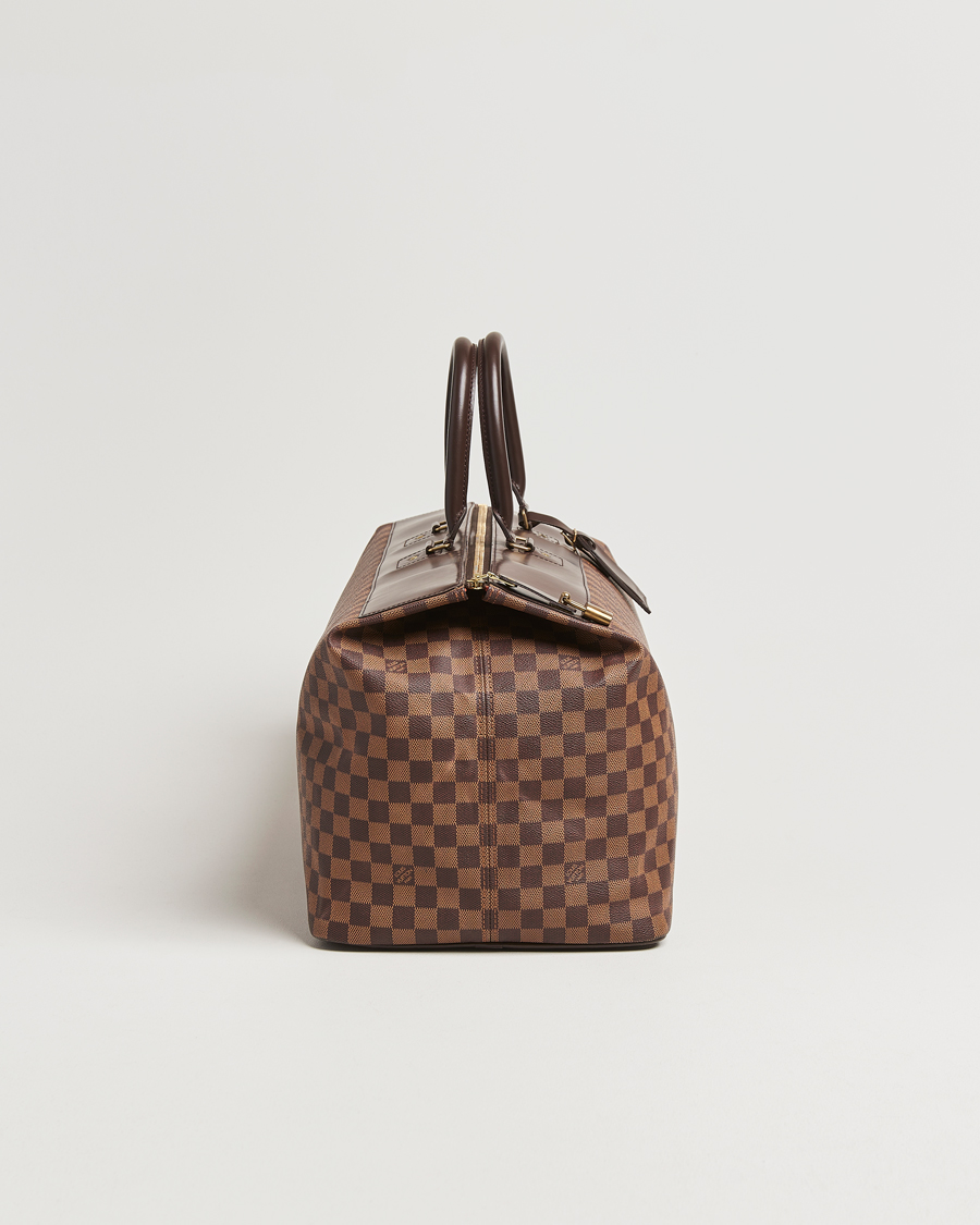 Homme | Louis Vuitton Pre-Owned Greenwich GM Travel Bag Damier Ebene | Louis Vuitton Pre-Owned | Greenwich GM Travel Bag Damier Ebene