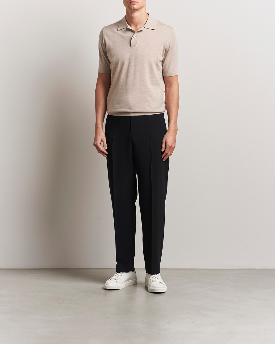 Homme | Polos | Samsøe Samsøe | Sarown Knitted Polo Pure Cashmere
