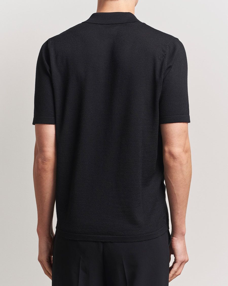 Homme | Polos | Samsøe Samsøe | Sarown Knitted Polo Black