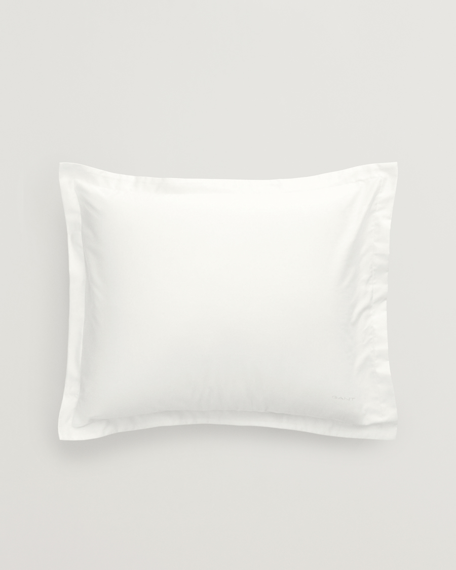 Homme | Pour La Maison | GANT | Sateen Pillowcase White