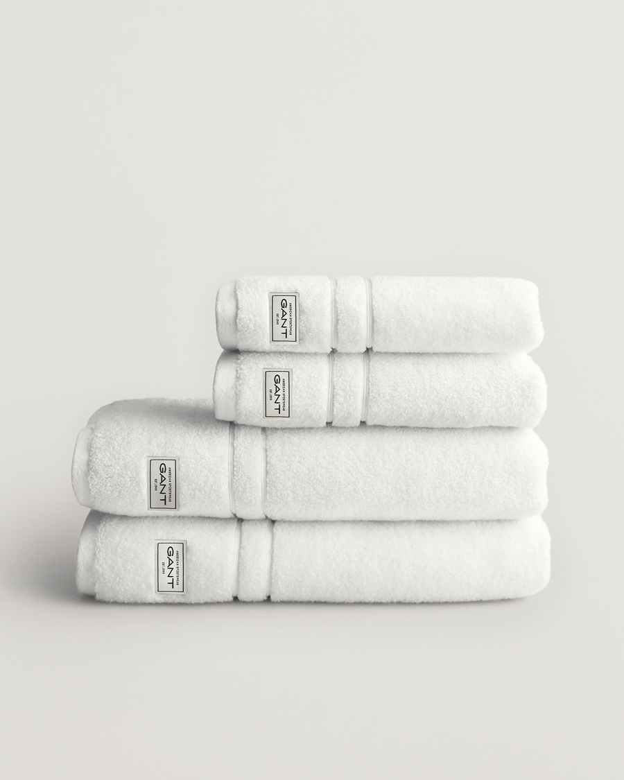 Homme | Tissus | GANT | 4-Pack Premium Towel White