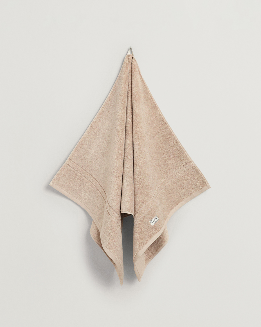 Homme | GANT 4-Pack Premium Towel Silver Sand | GANT | 4-Pack Premium Towel Silver Sand