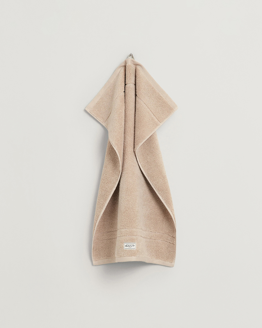 Homme | GANT 4-Pack Premium Towel Silver Sand | GANT | 4-Pack Premium Towel Silver Sand