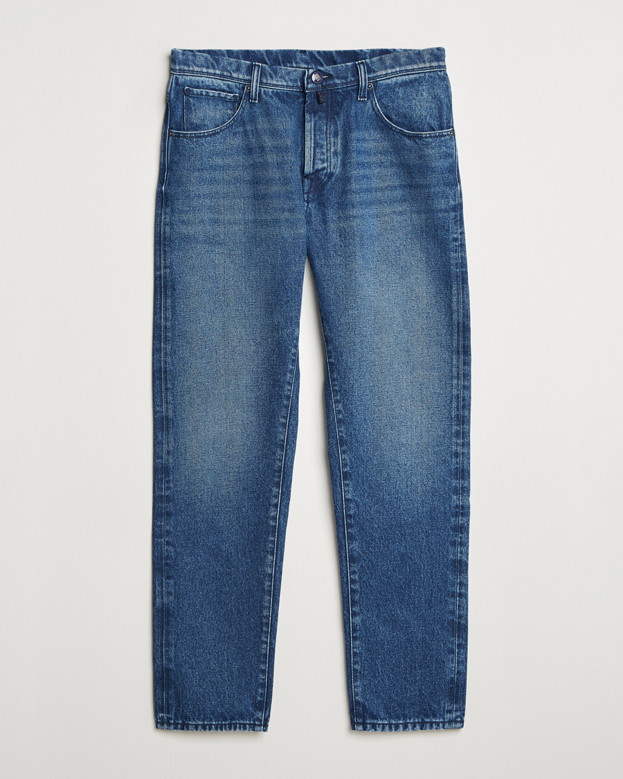 Homme | Jeans | Incotex | 5-Pocket Stretch Denim Dark Wash