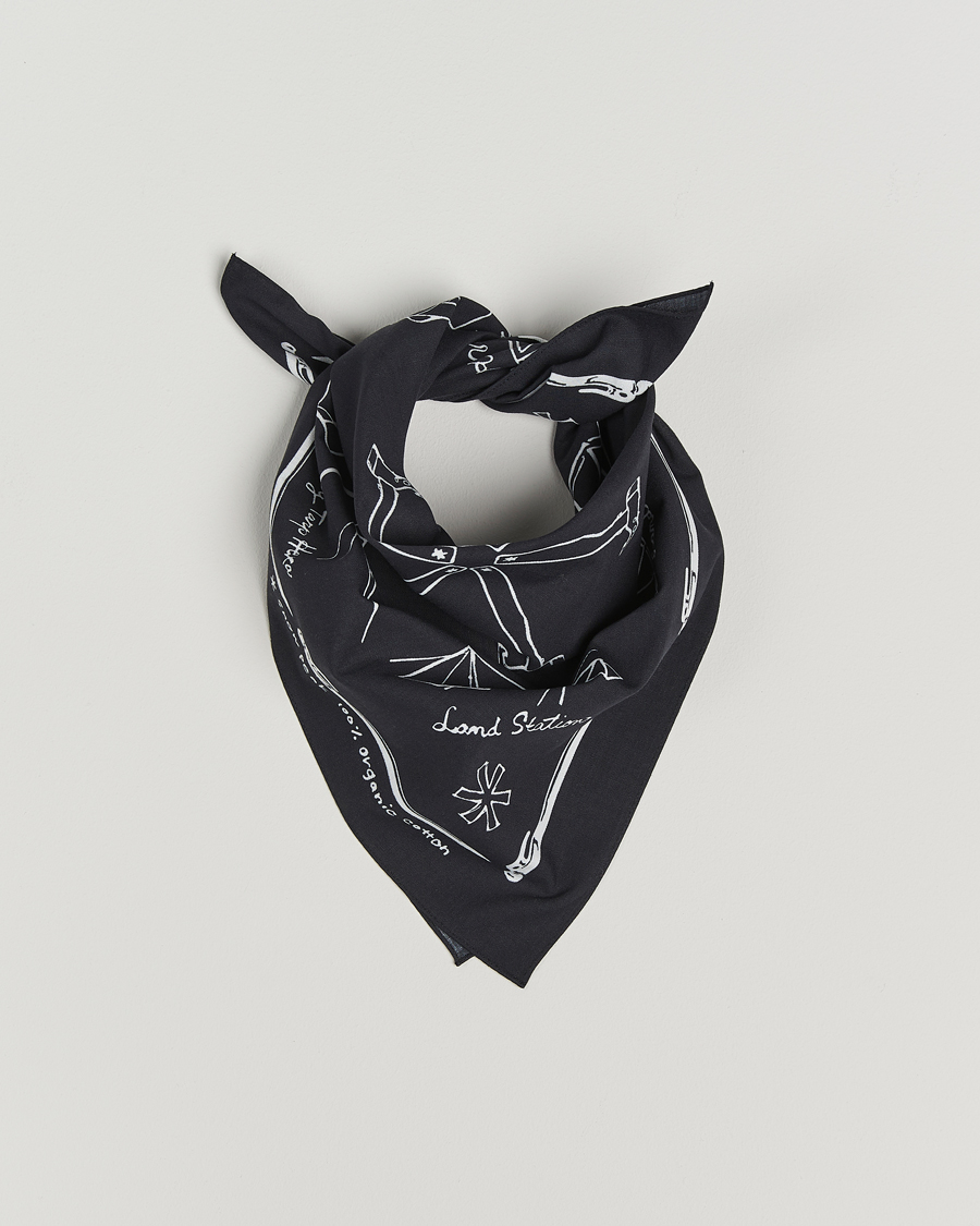 Homme | Snow Peak OG Cotton Noaspbi Bandana Black | Snow Peak | OG Cotton Noaspbi Bandana Black