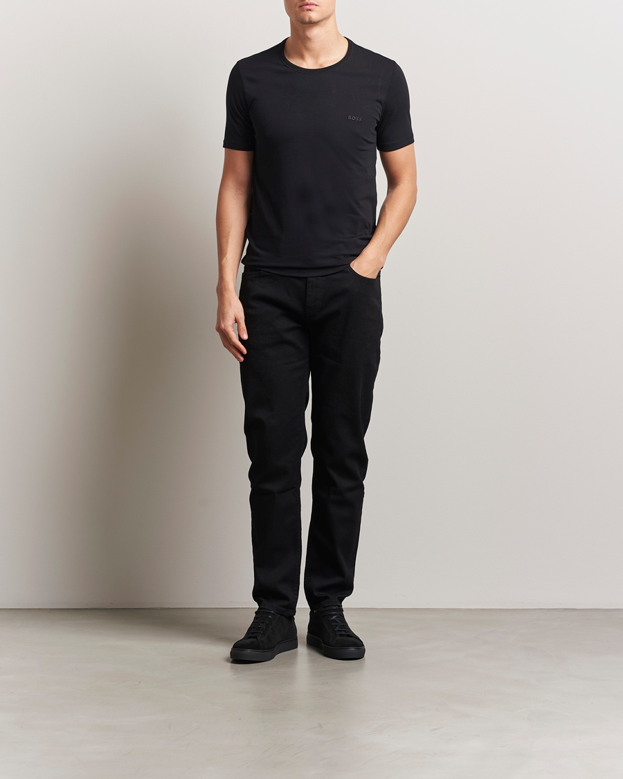 Homme | T-shirts | BOSS BLACK | 3-Pack Crew Neck T-Shirt Black