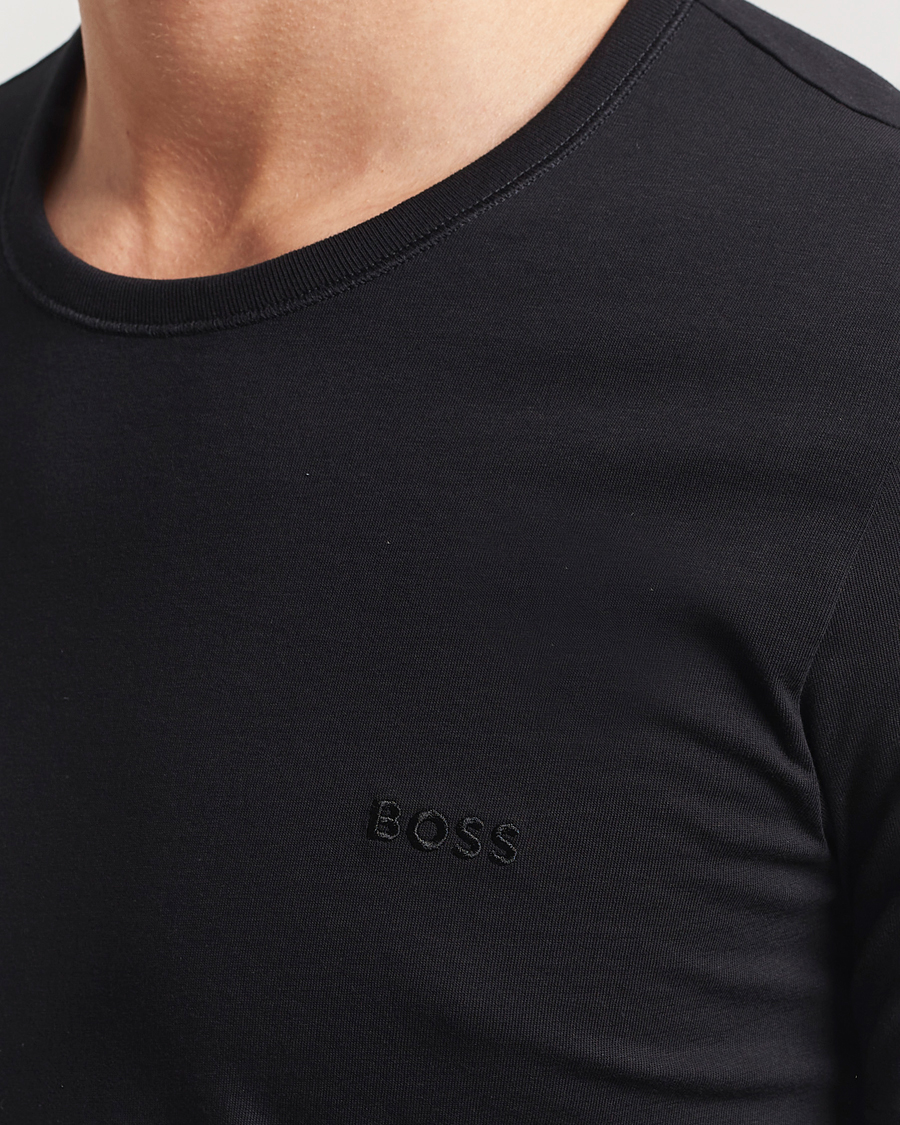 Homme | T-shirts | BOSS BLACK | 3-Pack Crew Neck T-Shirt Black