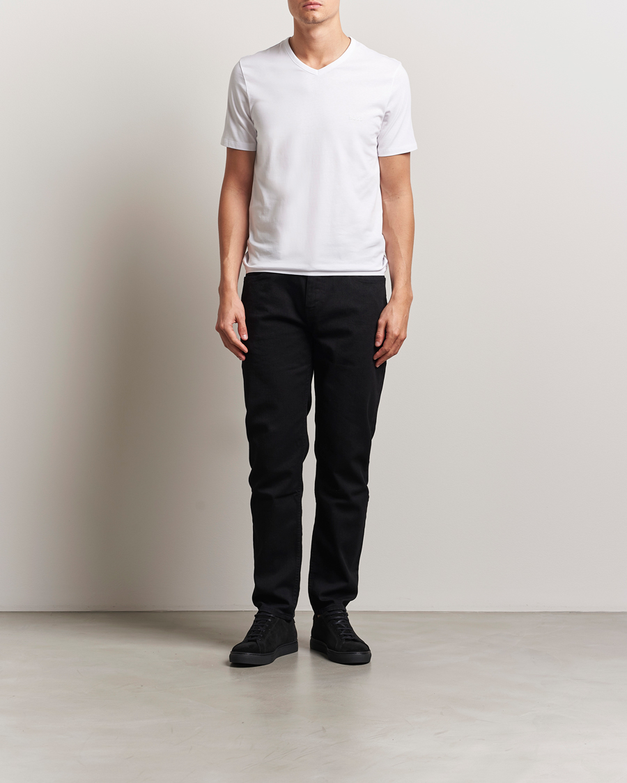 Homme | T-shirts | BOSS BLACK | 3-Pack V-Neck T-Shirt White