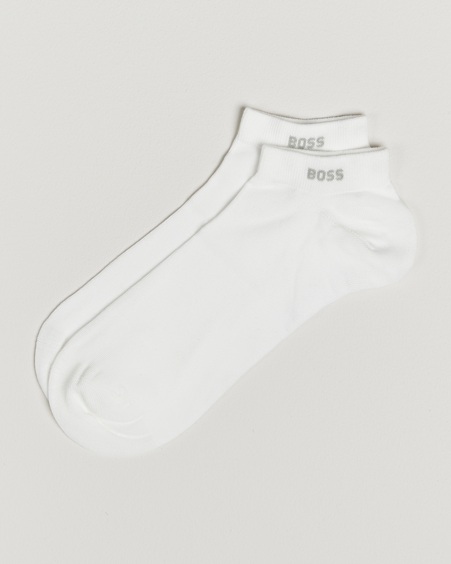 Homme | Sous-Vêtements Et Chaussettes | BOSS BLACK | 2-Pack Sneaker Socks White
