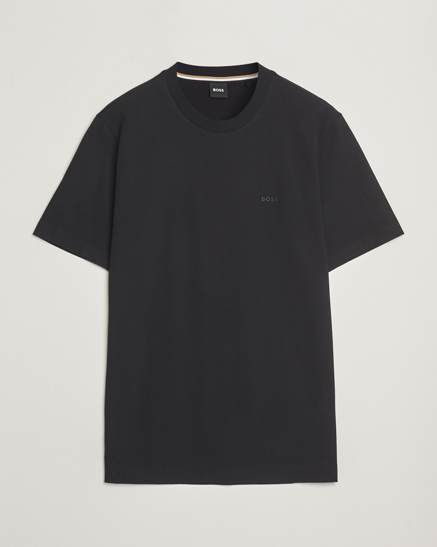 Homme | T-shirts | BOSS BLACK | Thompson Crew Neck T-Shirt Black