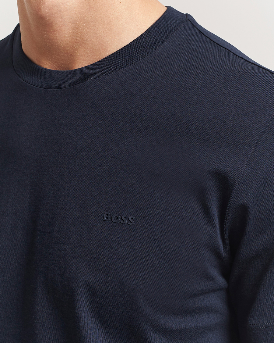 Homme | T-shirts | BOSS BLACK | Thompson Crew Neck T-Shirt Dark Blue