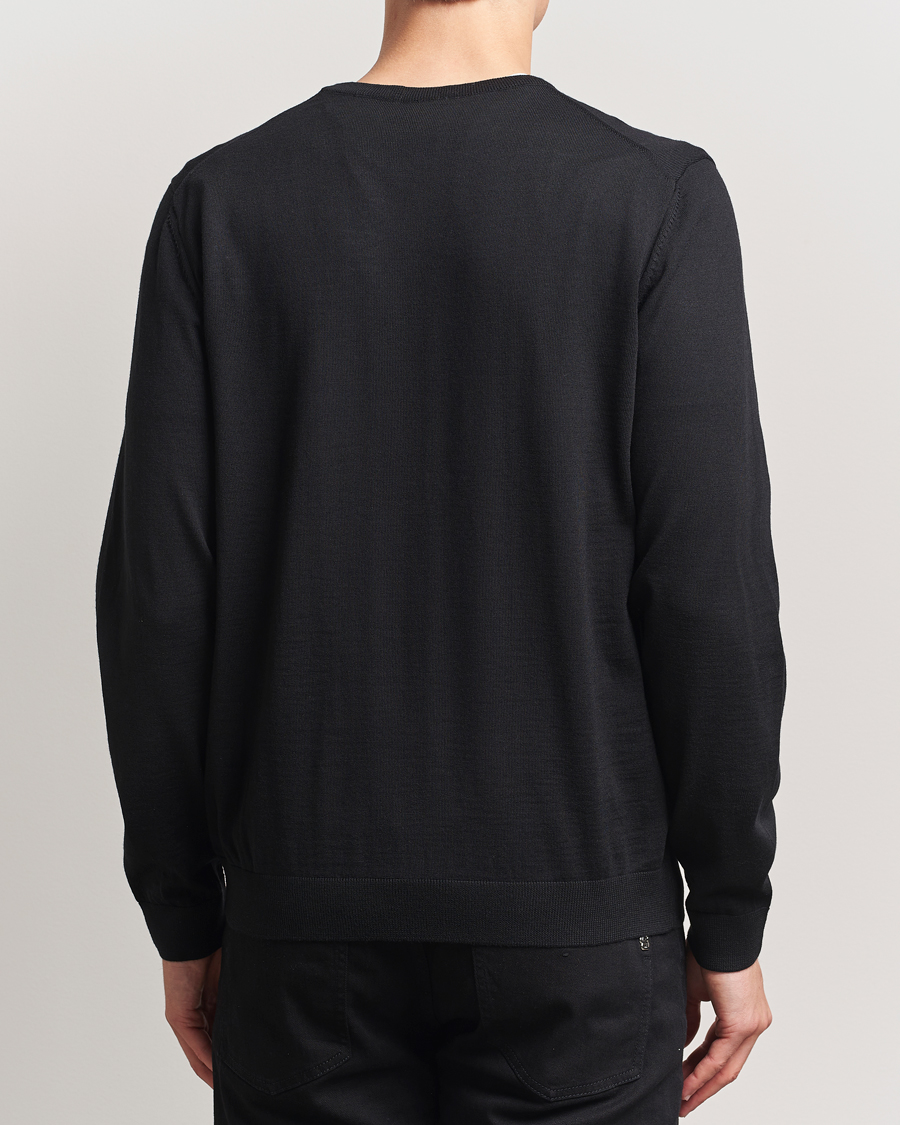 Homme | Pulls Et Tricots | BOSS BLACK | Melba Wool V-Neck Pullover Black
