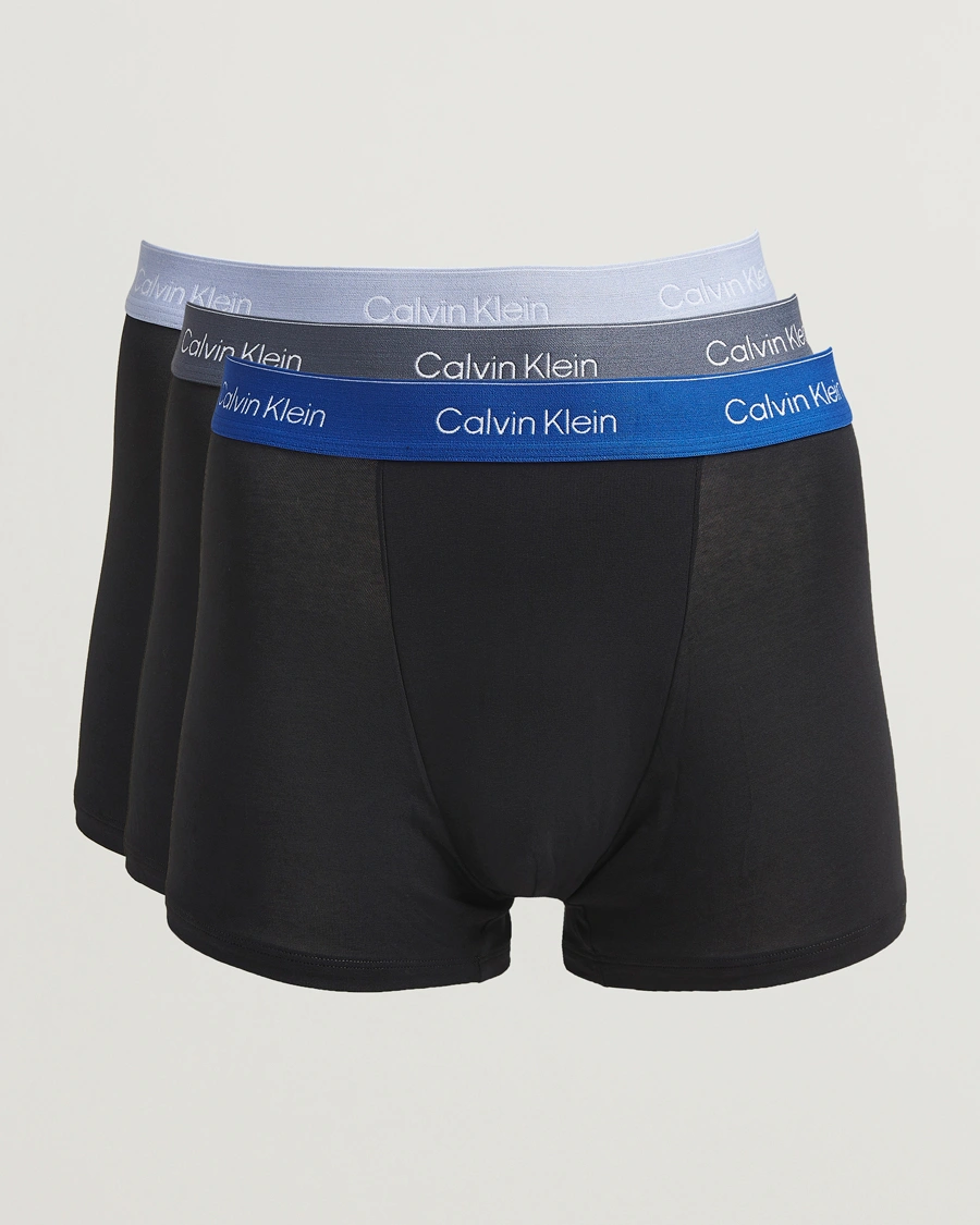 Homme | Sous-Vêtements Et Chaussettes | Calvin Klein | 3-Pack Icon Cotton Stretch Relaxed Trunk Black