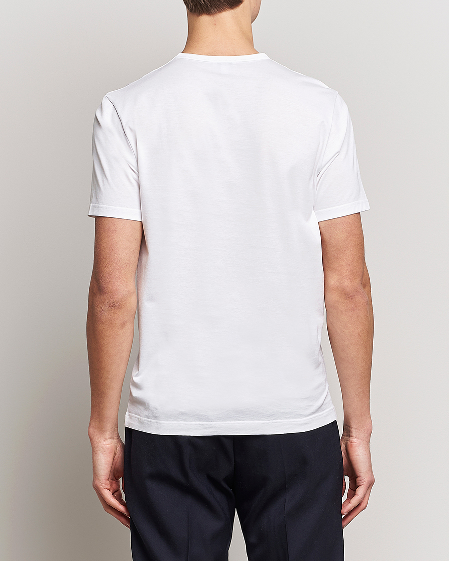 Homme | T-shirts | Sunspel | 2-Pack Crew Neck Q82 Cotton T-Shirt White & Black
