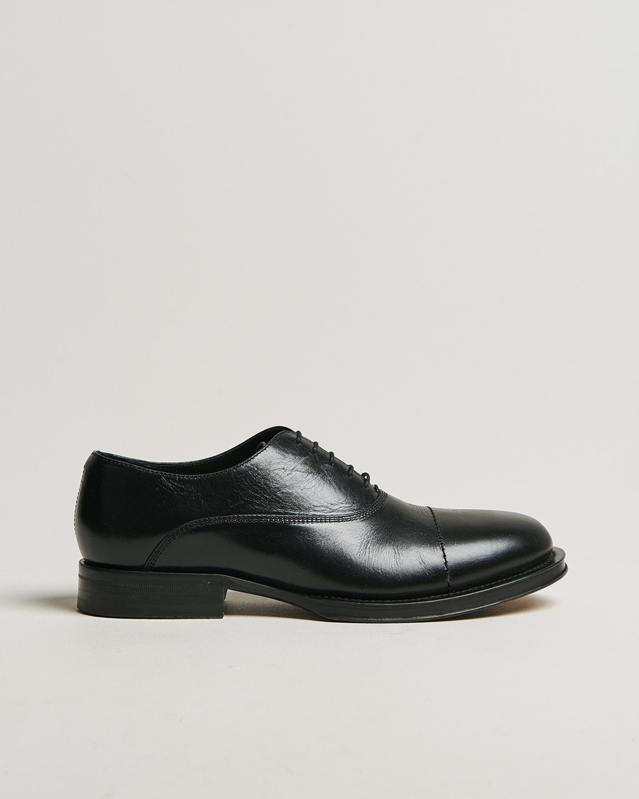 Homme | Lanvin Leather Derby Black Calf | Pre-owned | Lanvin Leather Derby Black Calf