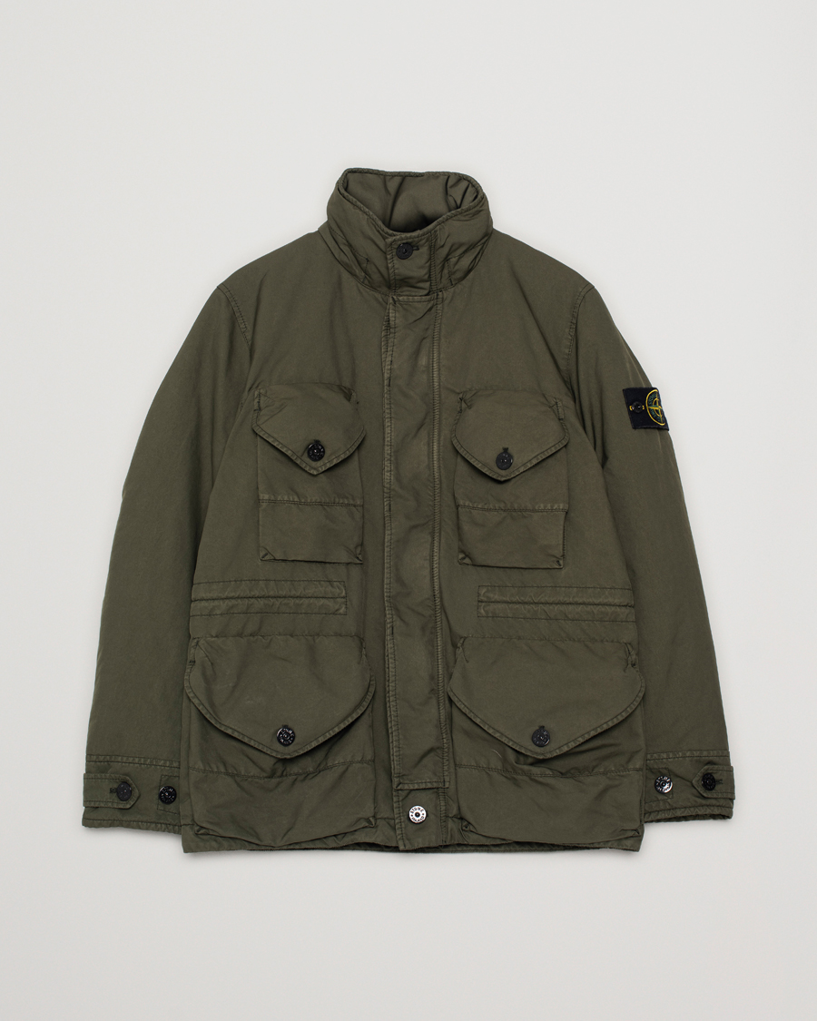 Homme | Manteaux Et Vestes | Pre-owned | Stone Island David-TC Padded Field Jacket Olive