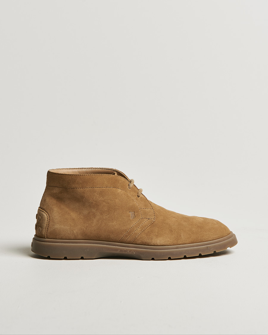 Homme | Bottes | Pre-owned | Tod's Polacchino Chukka Boots Brown Suede