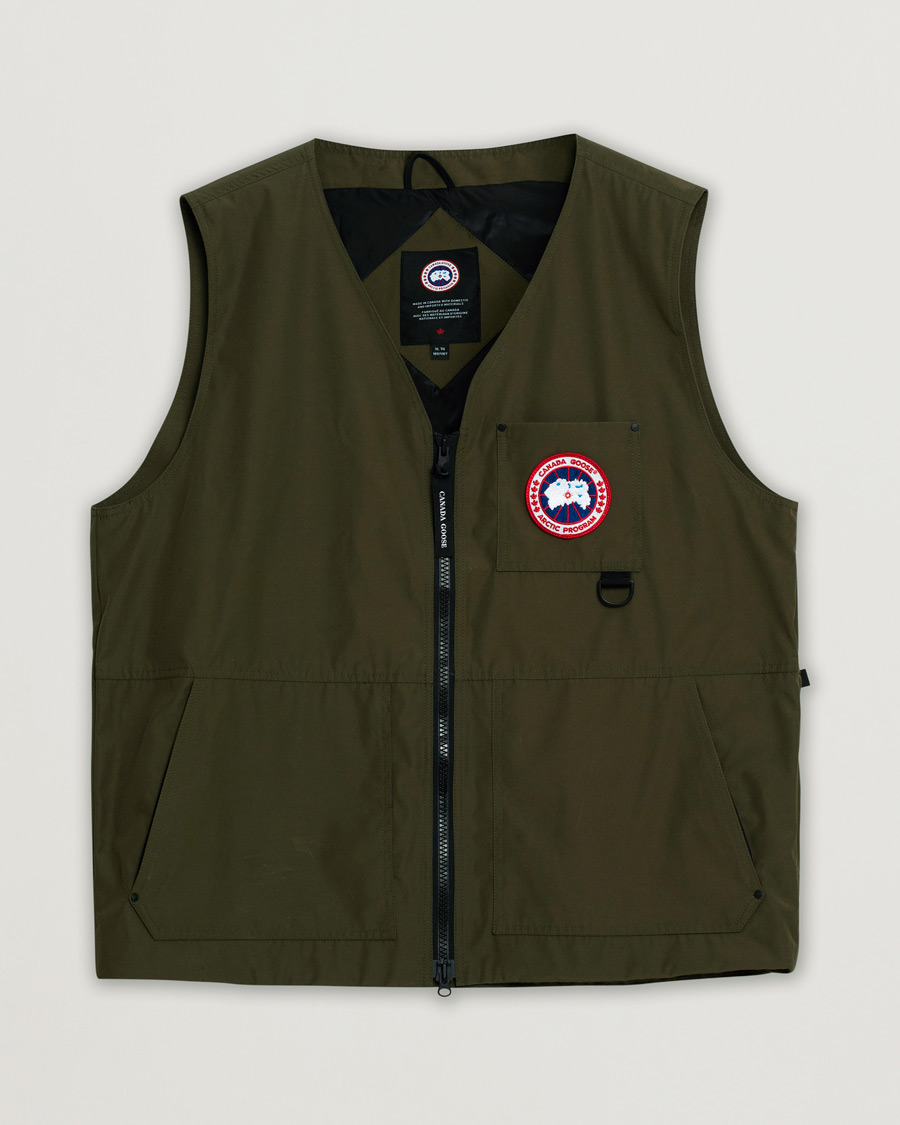 Homme | Pre-owned Manteaux Et Vestes | Pre-owned | Canada Goose Canmore Vest Military Green
