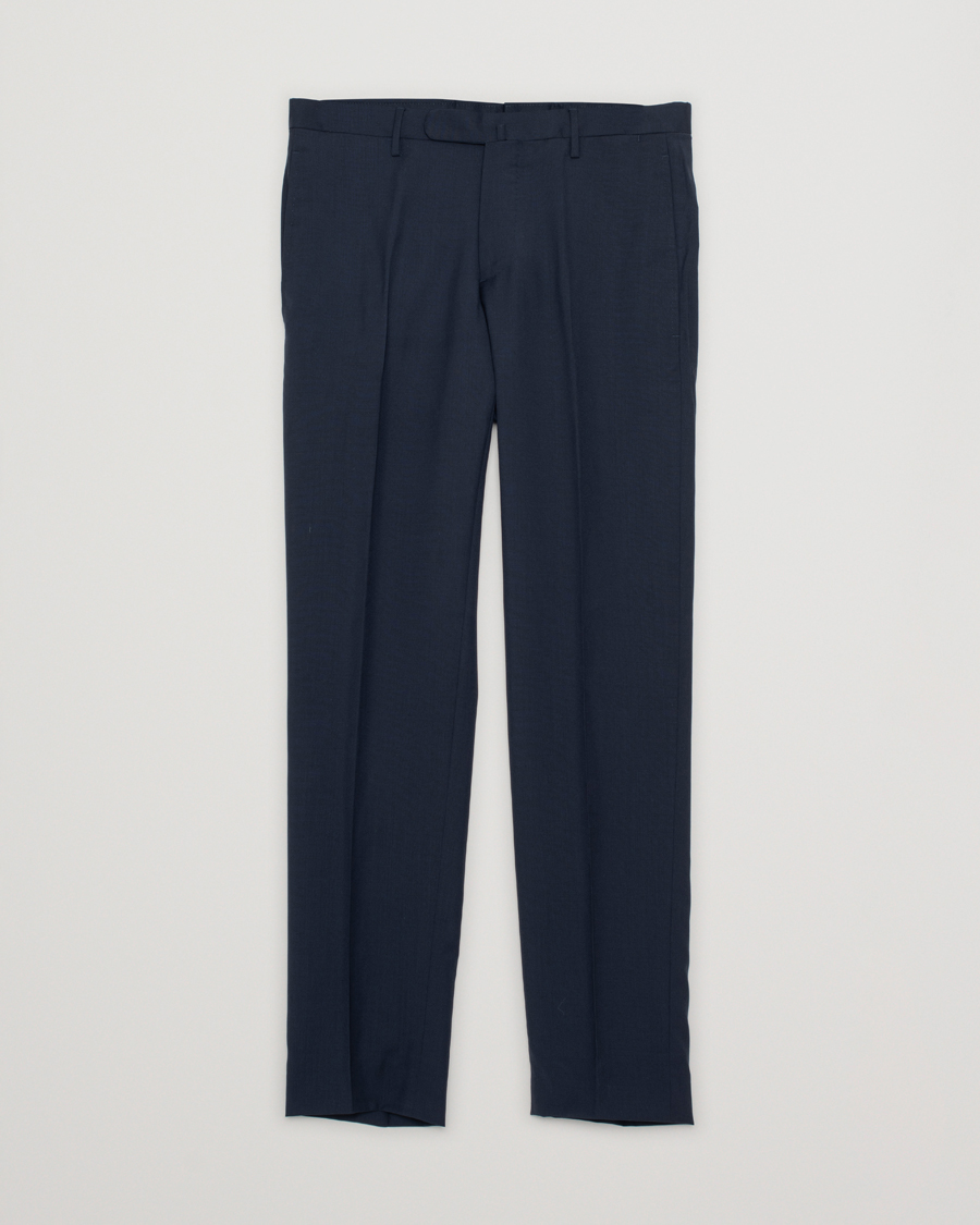 Homme | Pantalons | Pre-owned | Boglioli Wool Trousers Navy 46