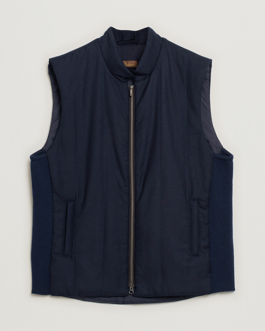 Homme | Manteaux Et Vestes | Pre-owned | Stenströms Wool Vest Navy XL