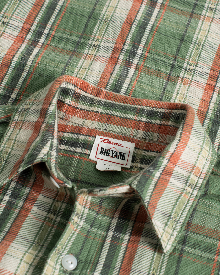 Homme | Chemises | Pre-owned | Big Yank 1942 Flannel Shirt Green Check S