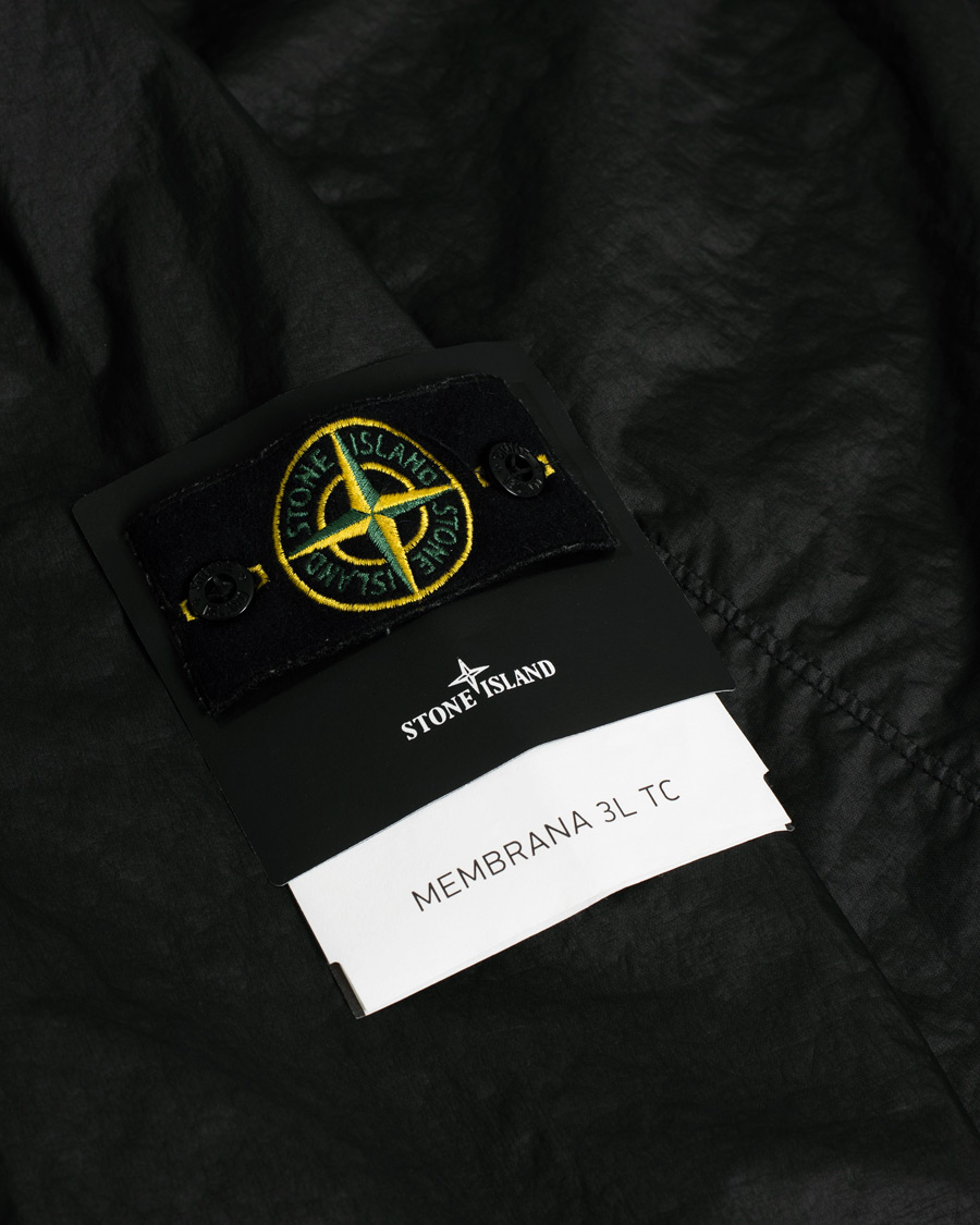Homme | Stone Island Membrana 3L TC Jacket Black S | Pre-owned | Stone Island Membrana 3L TC Jacket Black S